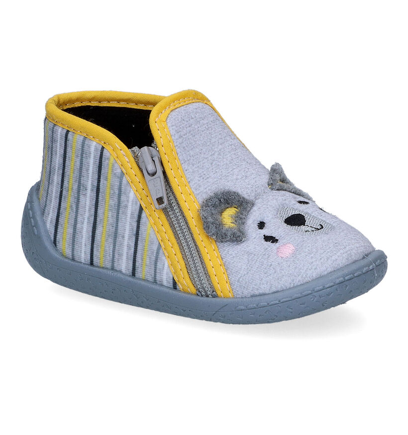 Milo & Mila Pantoufles pour bébé en Gris pour garçons (310772)