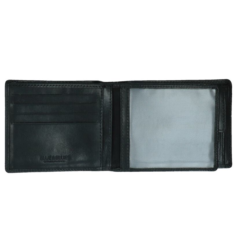 Zwarte Portefeuille Euro-Leather in leer (262485)