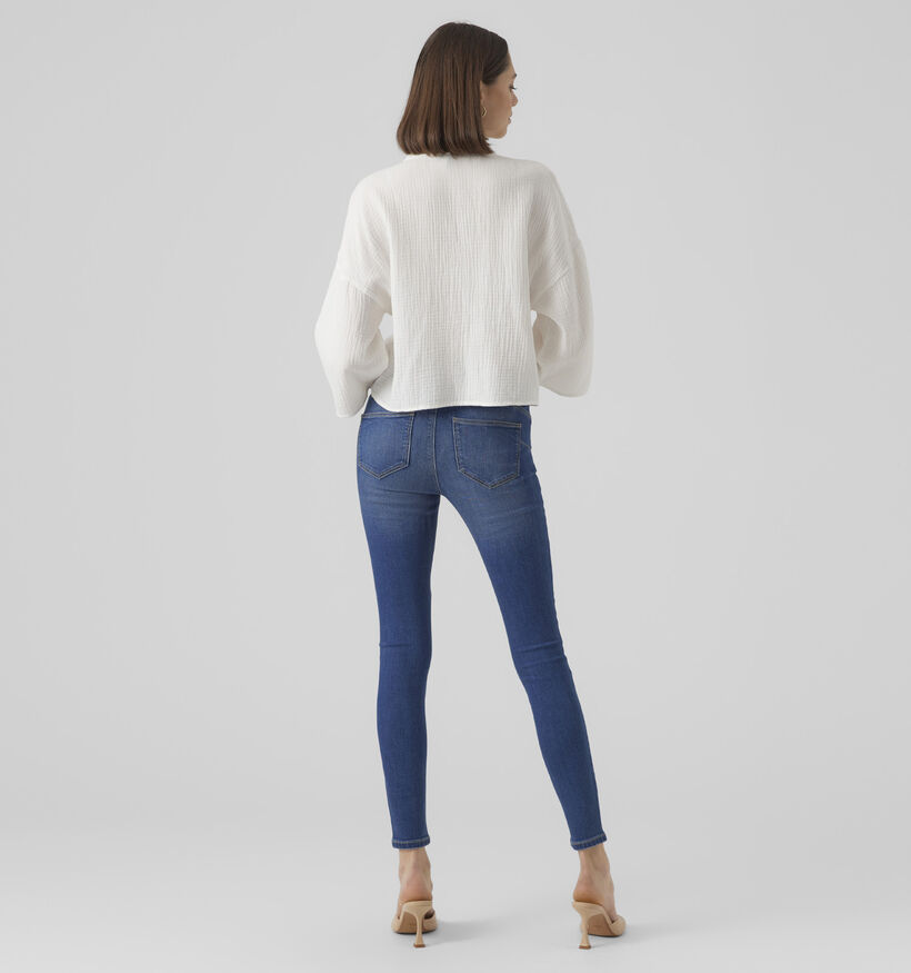 Vero Moda Natali Crop Wit Hemd voor dames (372162)