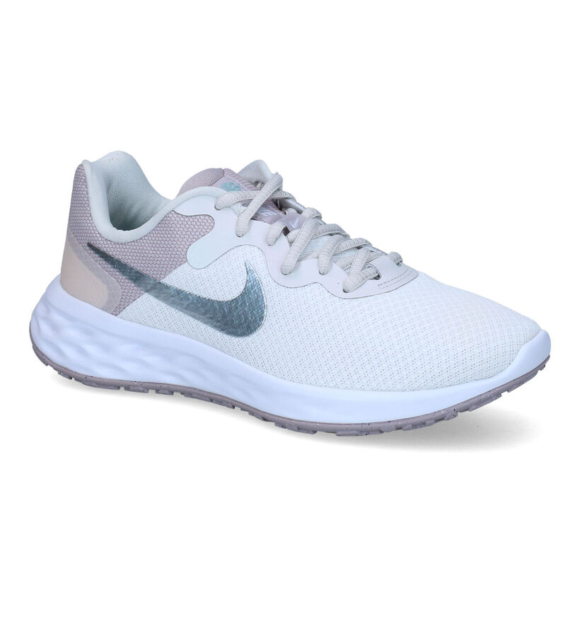 Nike Revolution 6 Next Nature Witte Sneakers in stof (302571)