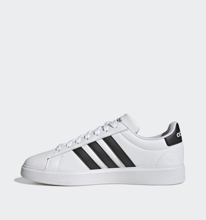 adidas Grand Court 2.0 Witte Sneakers voor jongens, heren (350086) - geschikt voor steunzolen