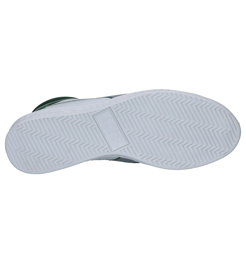 Diadora Game P High Witte Sneakers in kunstleer (267976)