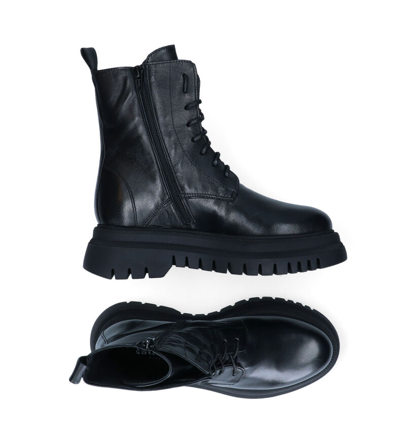 Sweet Lemon Saales Boots en Noir en cuir (300977)