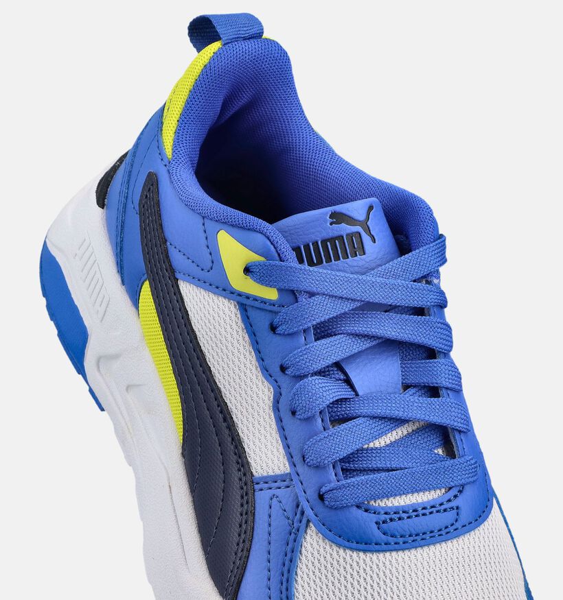 Puma Trinity 2 LT Jr Blauwe Sneakers voor jongens, meisjes (366645) - geschikt voor steunzolen