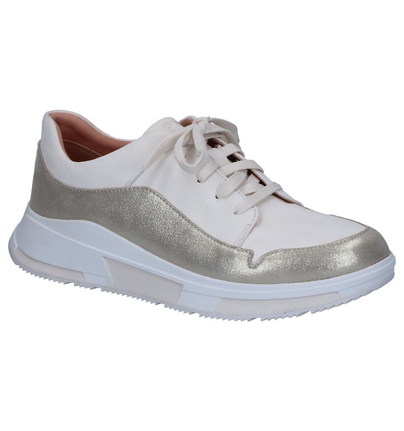 FitFlop Freya Witte Sneakers in daim (267624)