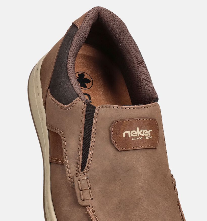 Rieker Chaussures confort en Taupe pour hommes (370490) - pour semelles orthop&eacute;diques