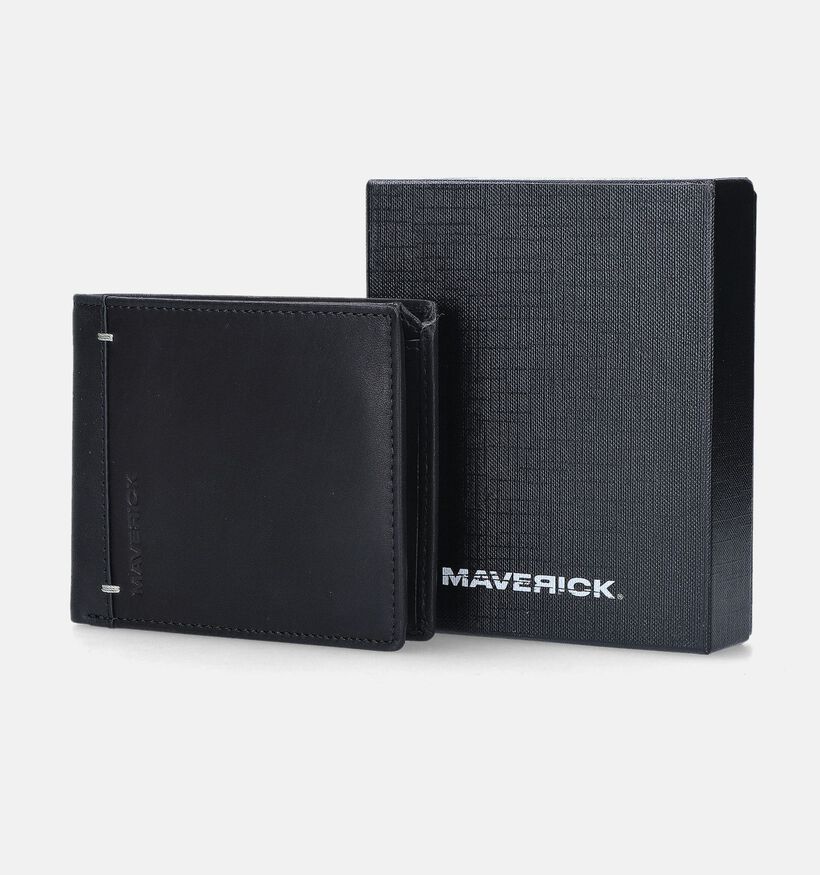 Maverick Zwarte Portefeuille voor dames, heren (358837)