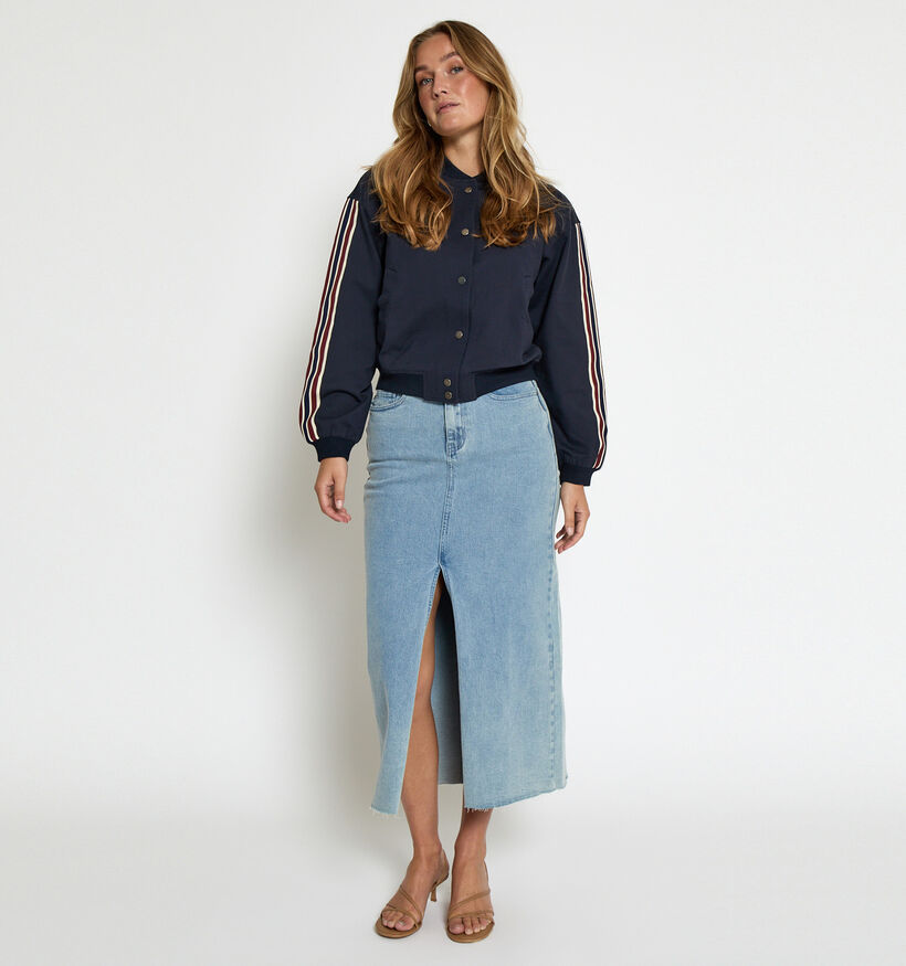 Minus Marabella Blauwe Bomberjas voor dames (361743)