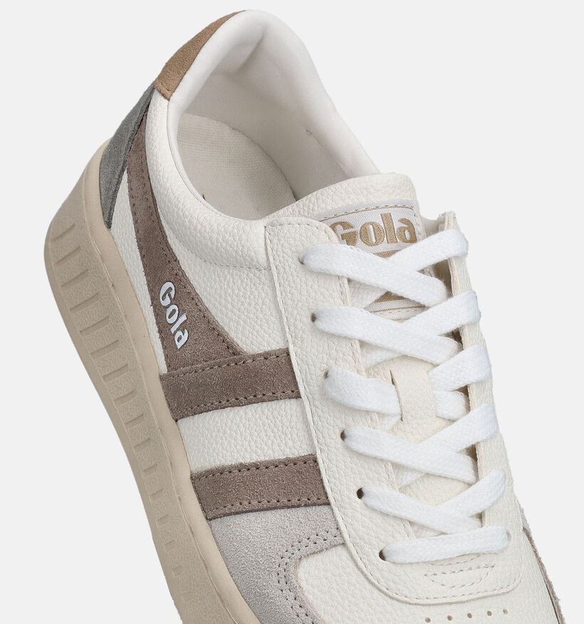Gola Grandslam Trident Witte Sneakers voor dames (368471) - geschikt voor steunzolen