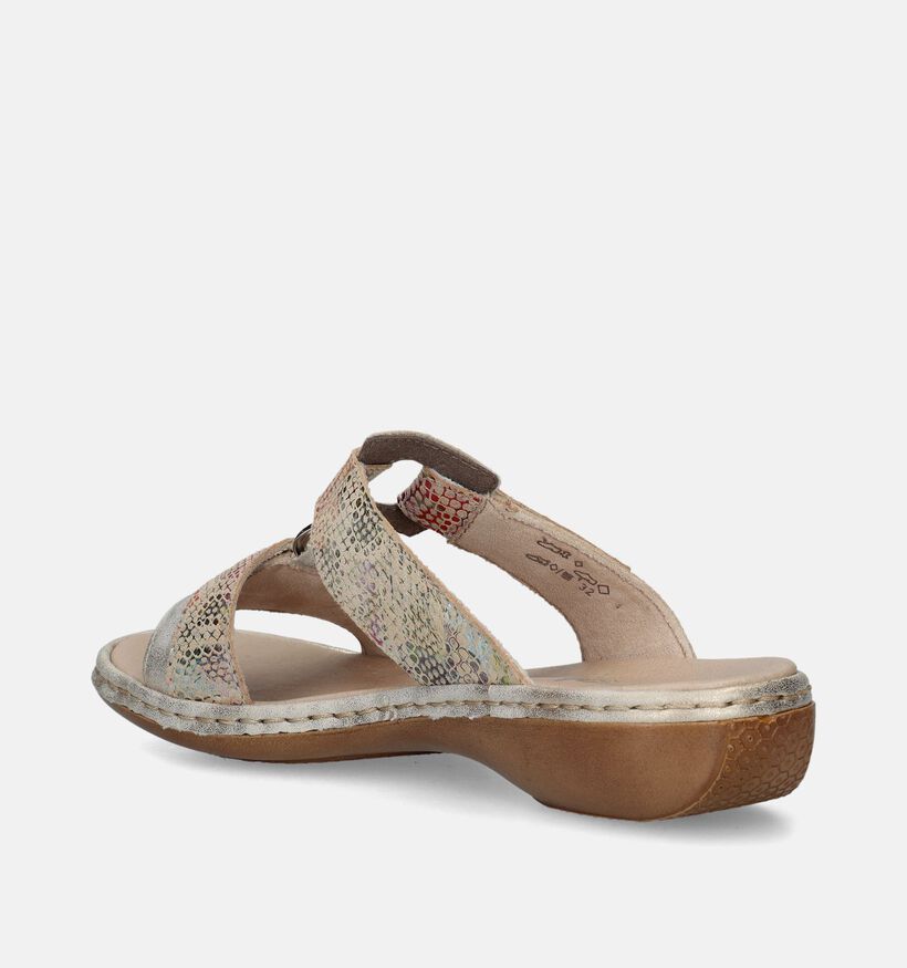 Rieker Beige Slippers voor dames (354956)