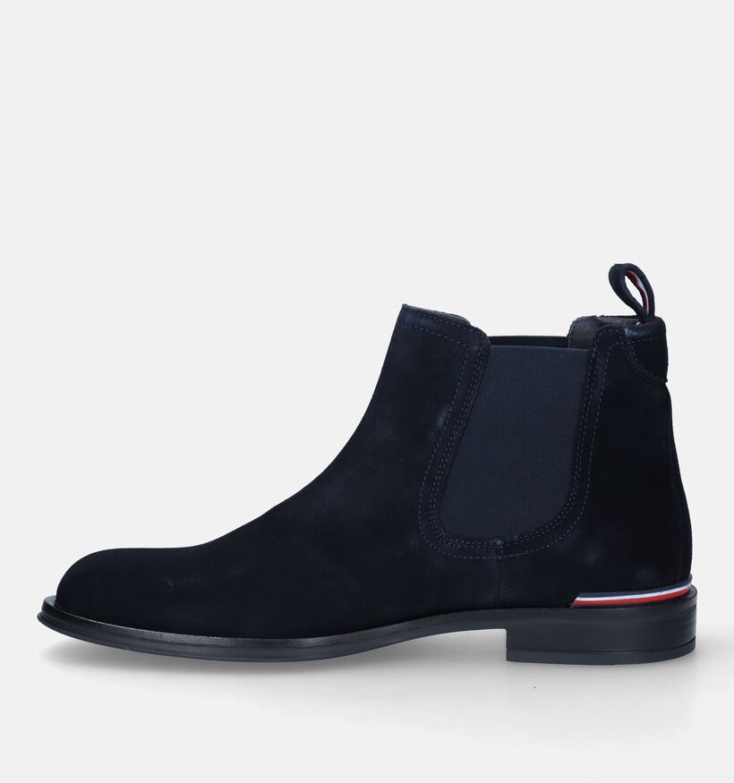 Tommy Hilfiger Coporate Boots Chelsea en Bleu pour hommes (329359) - pour semelles orthopédiques