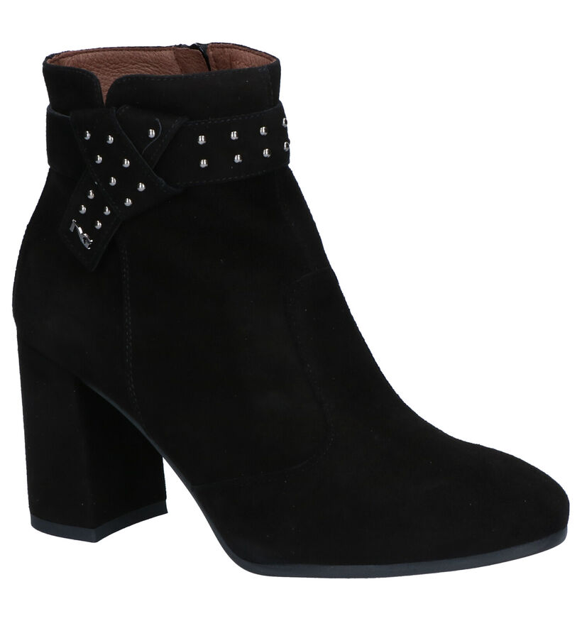 NeroGiardini Bottillons à talons en Noir en daim (259813)