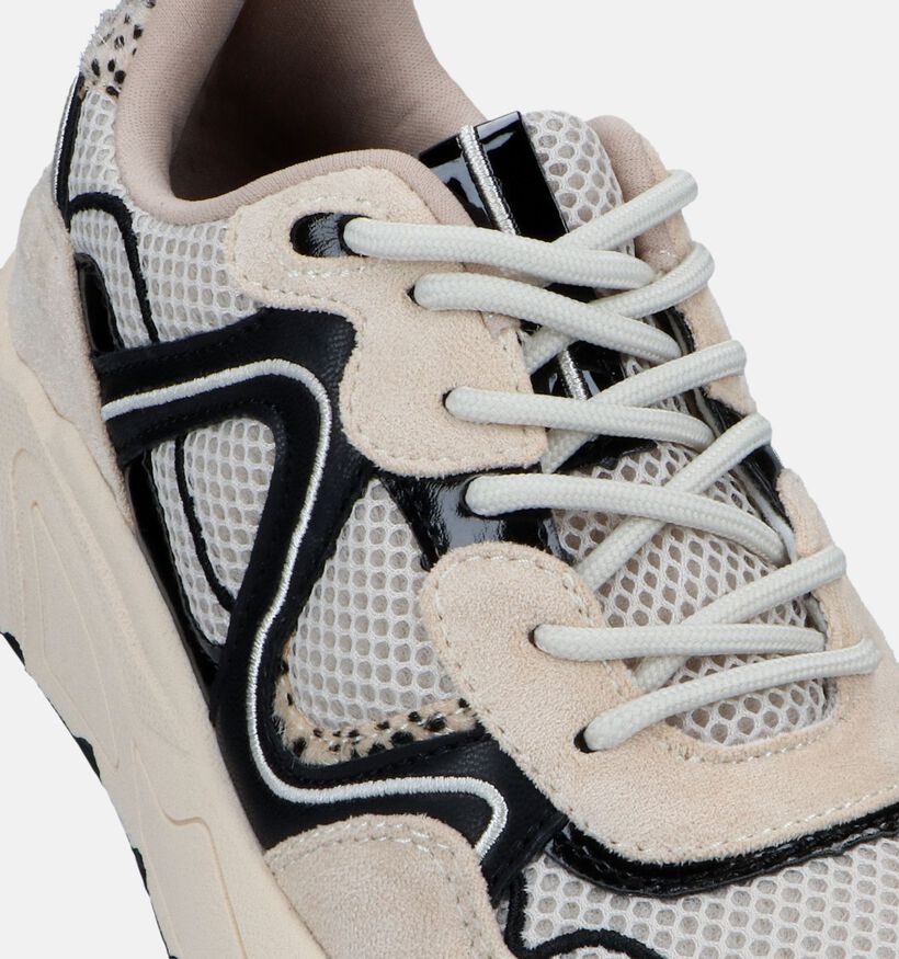Poelman Baskets casual en Beige pour femmes (332748)