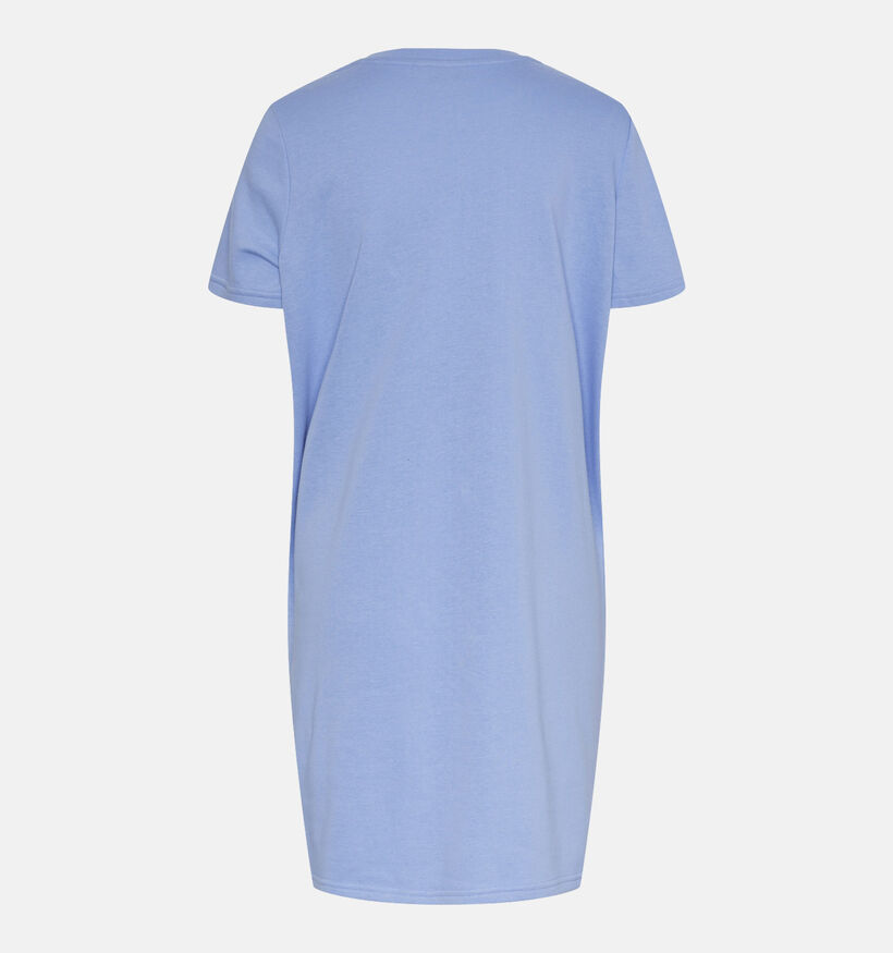 Pieces Chilli Robe T-shirt en Bleu pour femmes (335619)