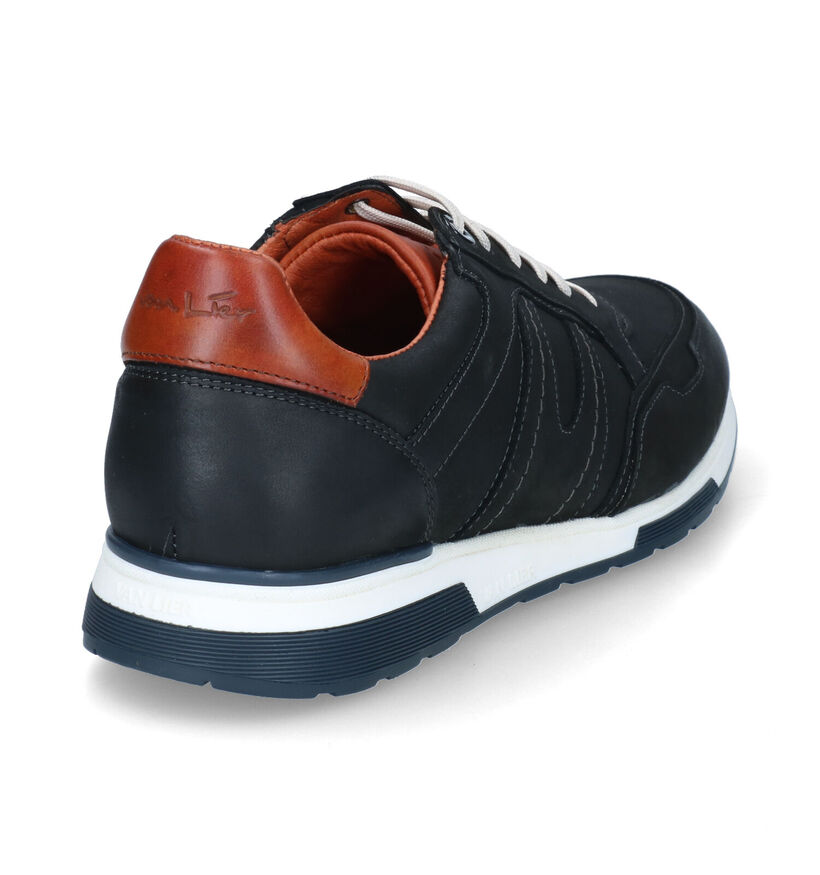 Van Lier Chaussures à lacets en Gris foncé pour hommes (316604) - pour semelles orthopédiques
