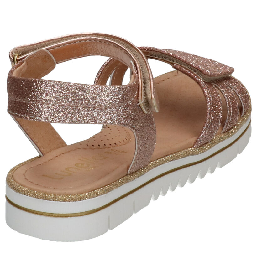 Lunella Sandales en Or rose en cuir (266650)