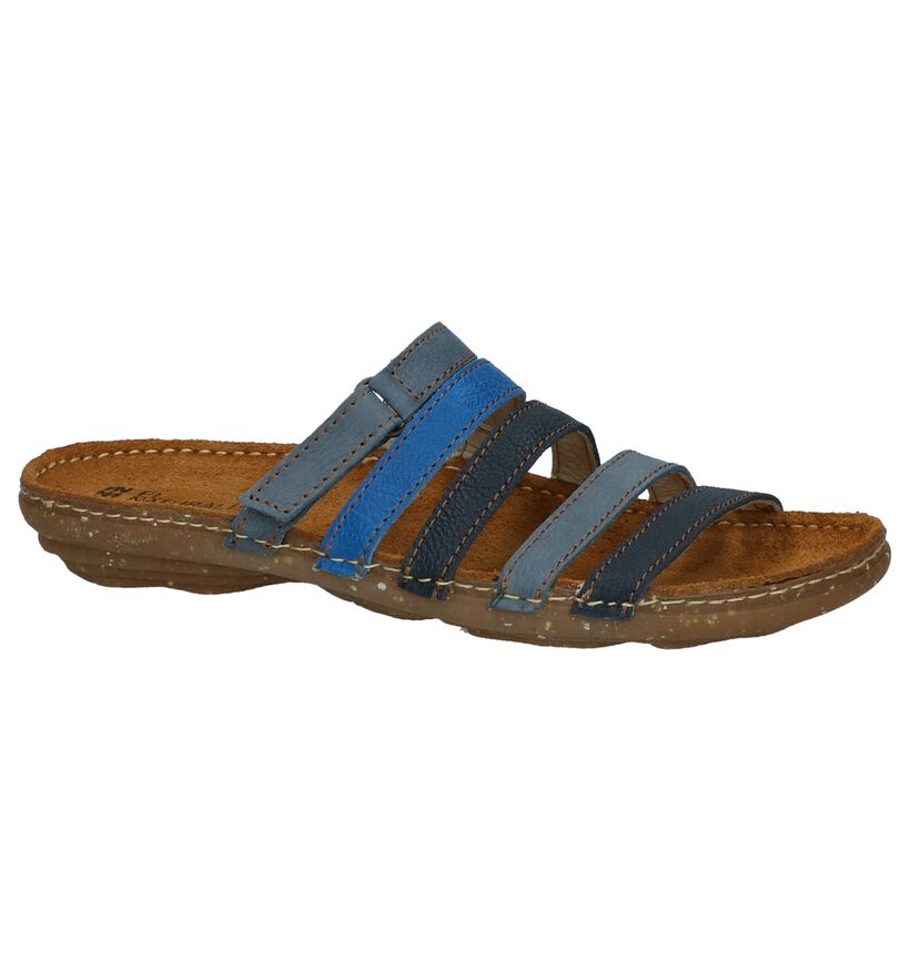 Elegante Slippers Blauw El Naturalista Torcal in leer (214146)