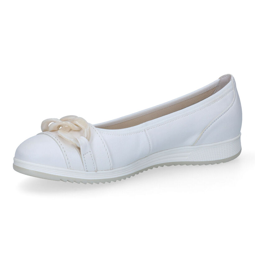 Gabor Ballerines en Blanc en cuir (308421)