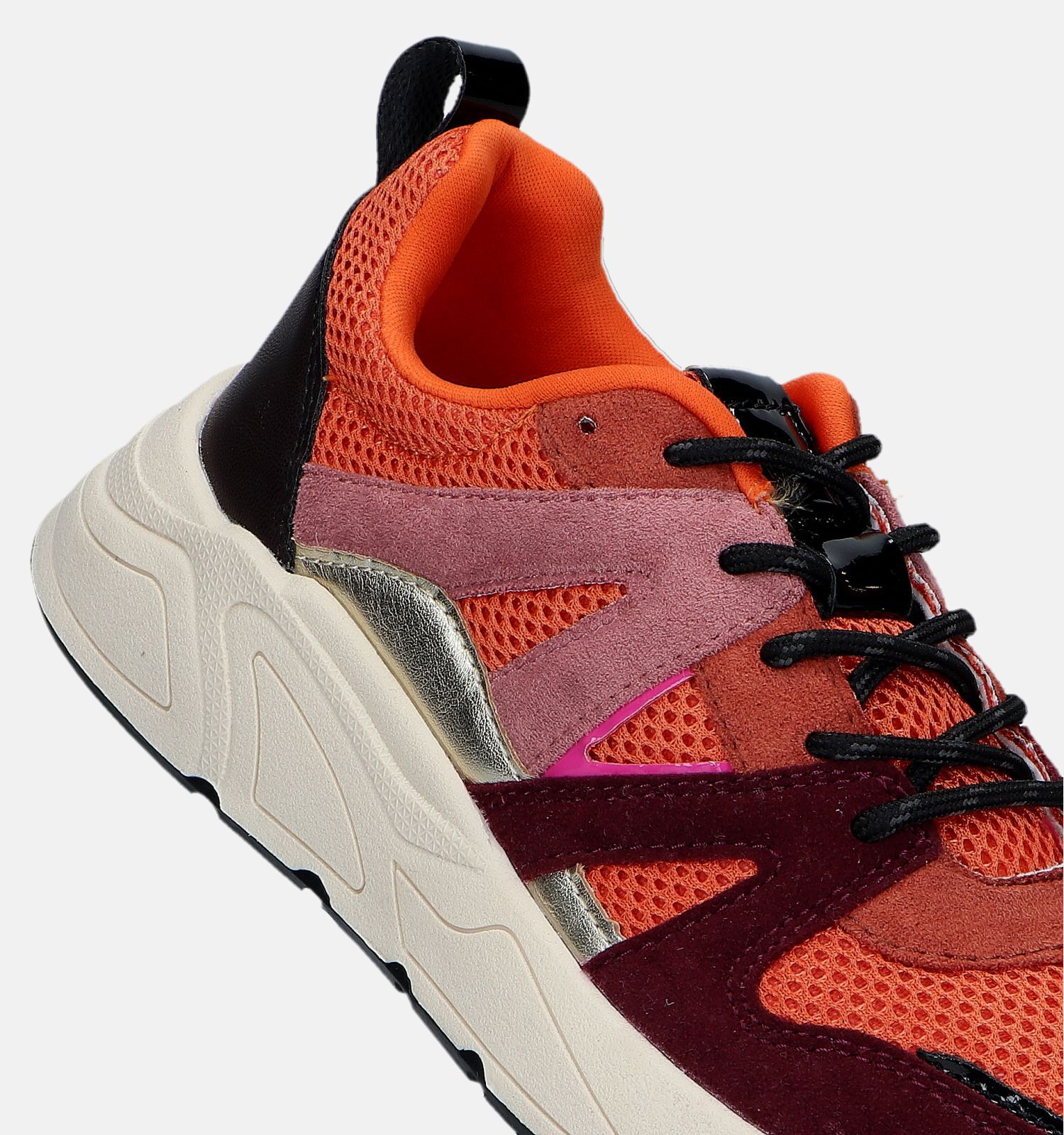 Posh by Poelman Oranje Sneakers Dames Sneakers Online op TORFS.BE