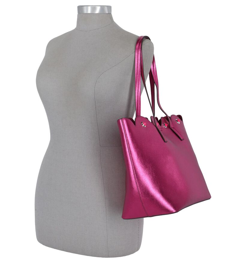 Licht Blauwe Shopper Tas Emmy Wieleman in kunstleer (215320)