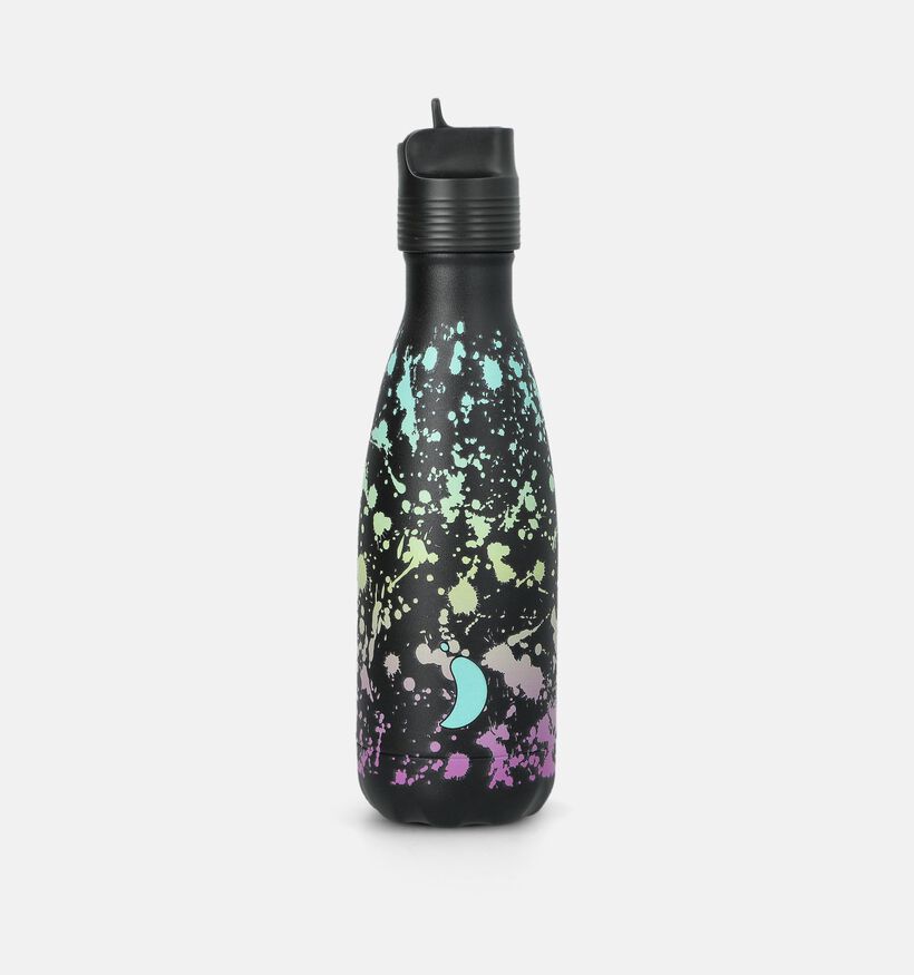 Chilly's Kids Bottle Zwarte Drinkfles 350ml voor jongens, meisjes (383668)