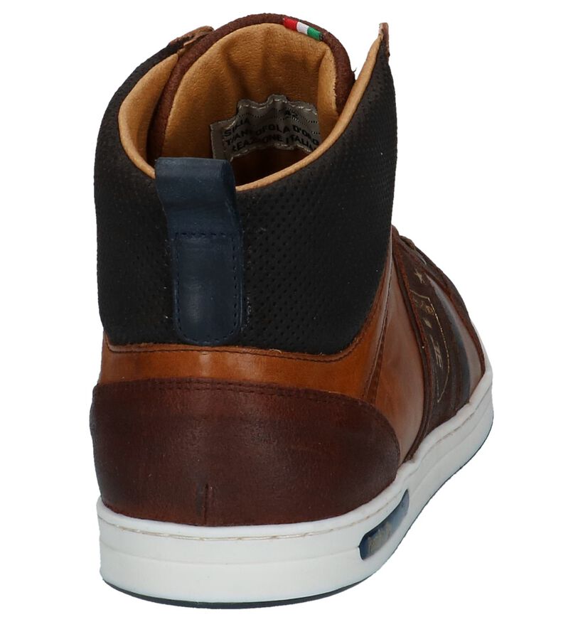 Hoge Geklede Sneakers Cognac Pantofola d'oro Mondovi Mid, , pdp