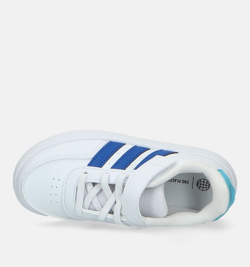 adidas Breaknet 2.0 EL Baskets en Blanc pour filles, garçons (326880) - pour semelles orthopédiques