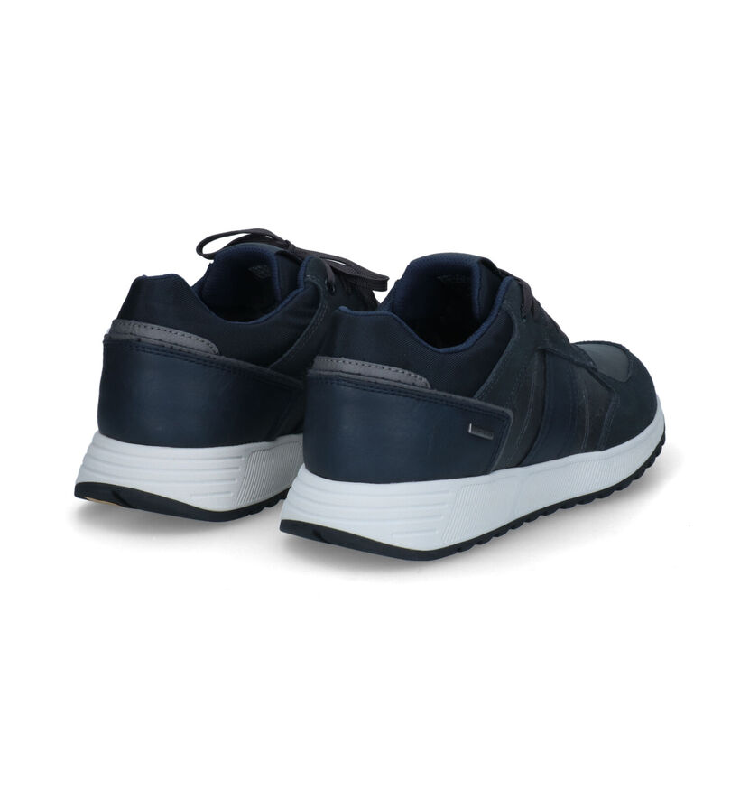 Geox Molveno Zwarte Sneakers in daim (315764)