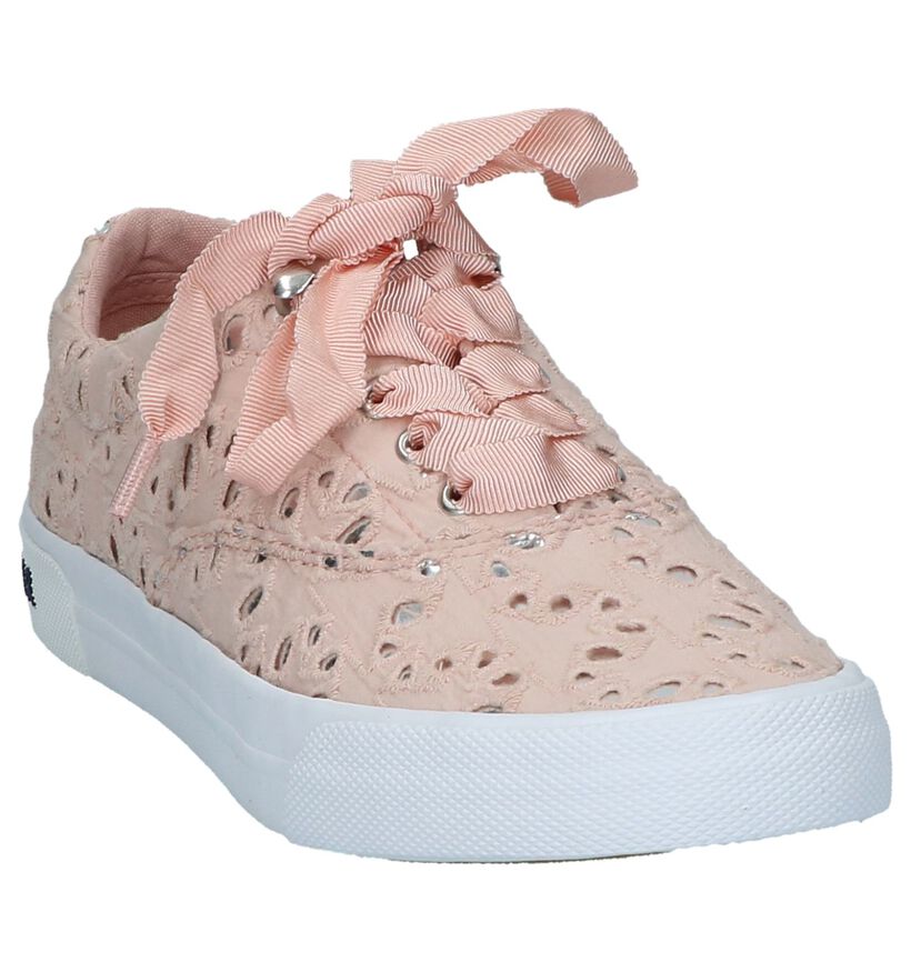 Tommy Hilfiger Baskets basses en Rose clair en textile (212692)