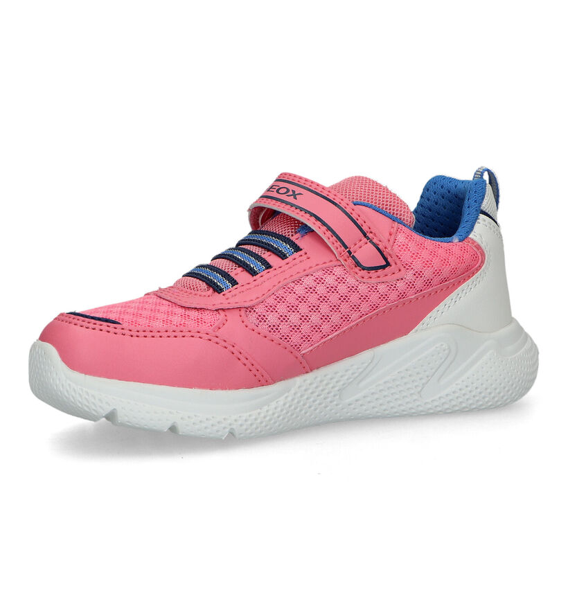 Geox Sprintye Baskets en Rose pour filles (326617) - pour semelles orthopédiques