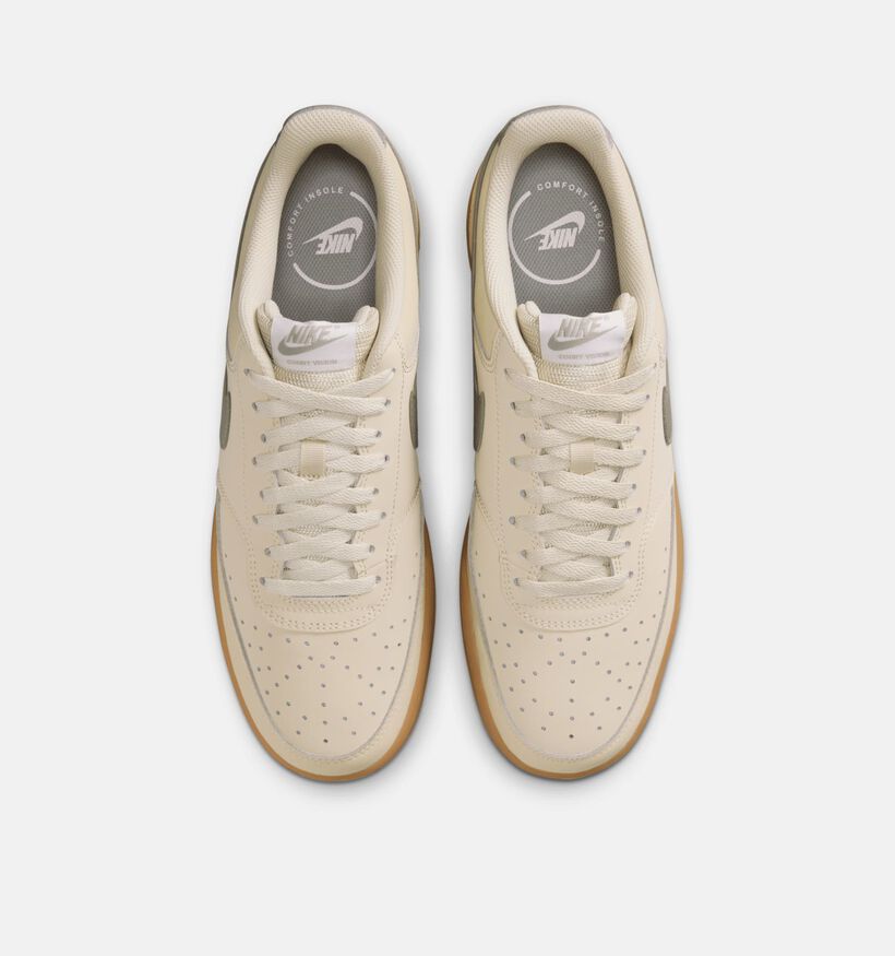 Nike Court Vision Low Next Nature Beige Sneakers voor heren (369288) - geschikt voor steunzolen