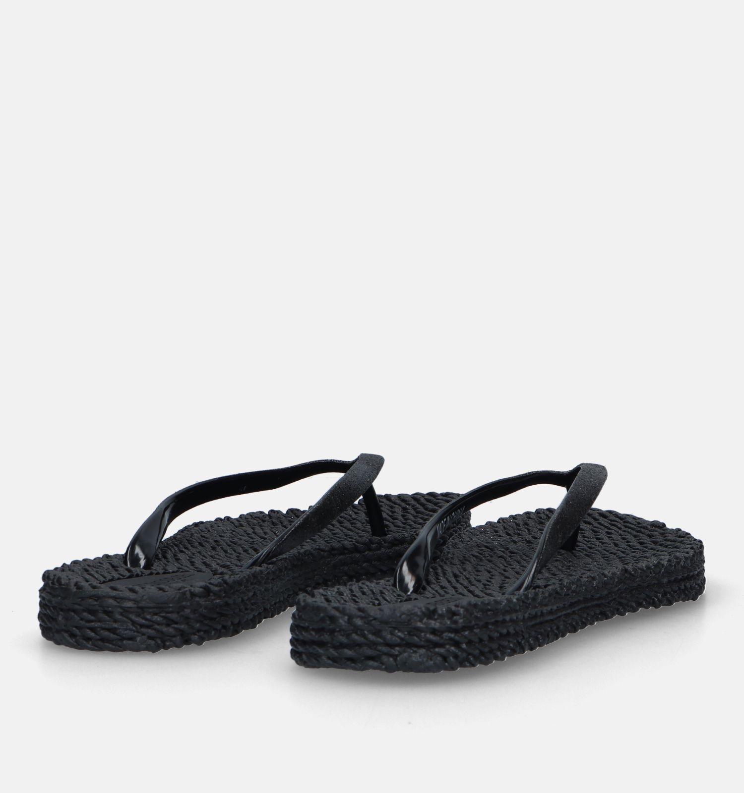 Ilse Jacobsen Cheerful Zwarte Teenslippers Dames Slippers Online op TORFS.BE