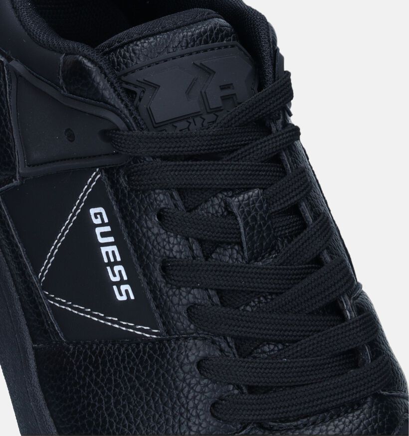 Guess Sava Low Zwarte Veterschoenen voor heren (343205) - geschikt voor steunzolen