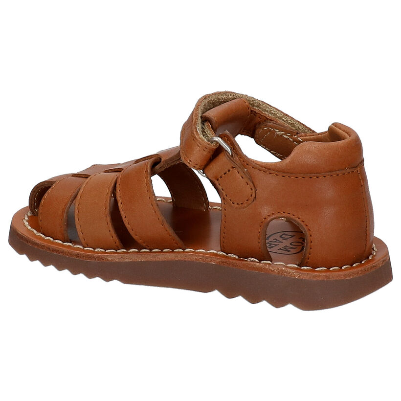 Pom d'Api Waff Papy Cognac Sandalen voor jongens (304805)