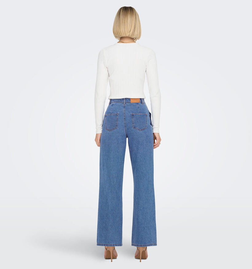 JDY Nora Wide leg jeans en Bleu pour femmes (330936)