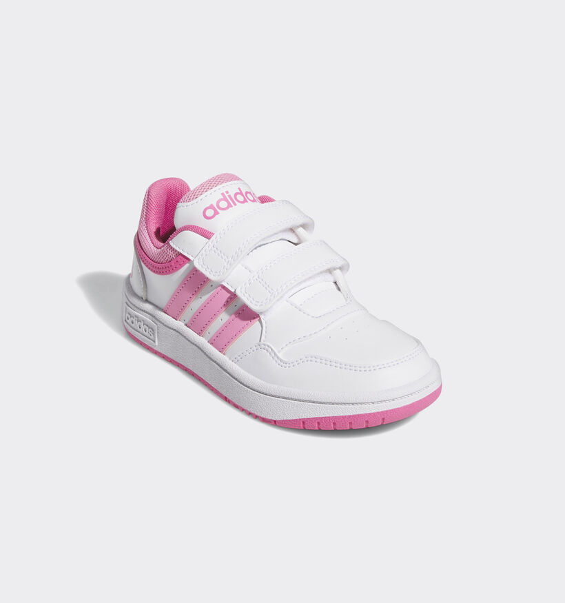 adidas Hoops 3.0 Witte Sneakers voor meisjes (361510)