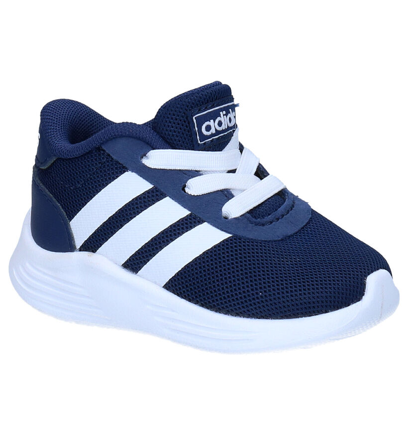 adidas Lite Racer Blauwe Babysneakers in stof (273485)