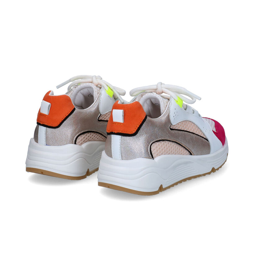 CKS Chicago Witte Sneakers voor meisjes (308152) - geschikt voor steunzolen