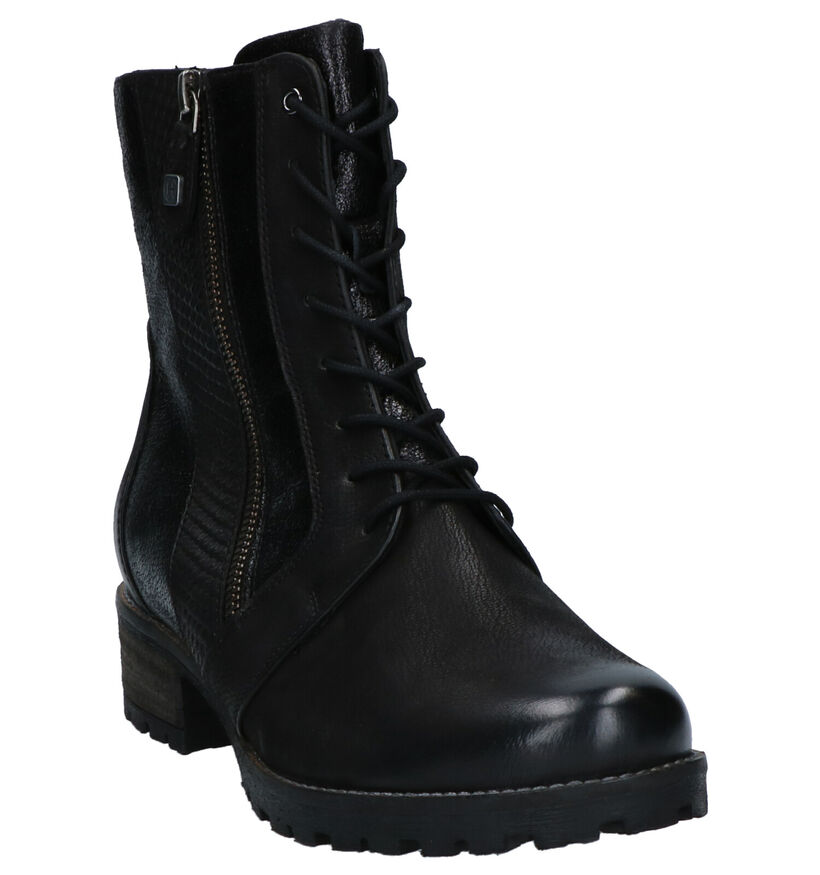 Helioform Zwarte Boots in leer (262414)