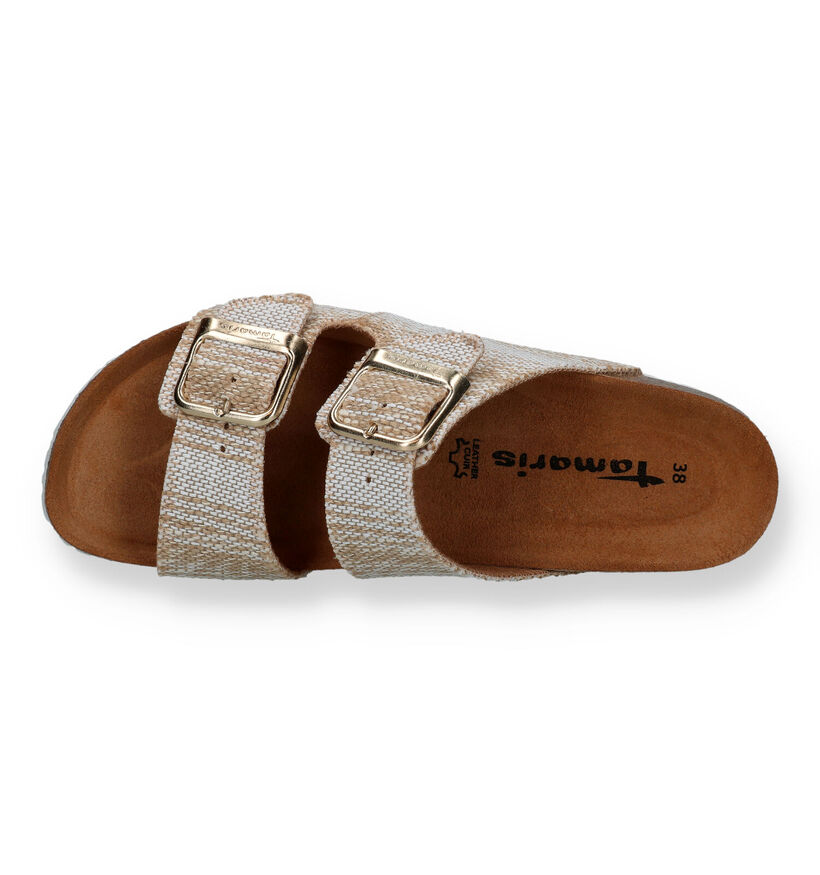 Tamaris Beige Slippers in stof (335129)