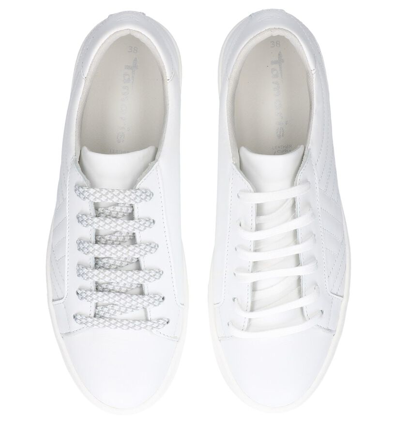 Witte Sneakers Tamaris in kunstleer (243720)