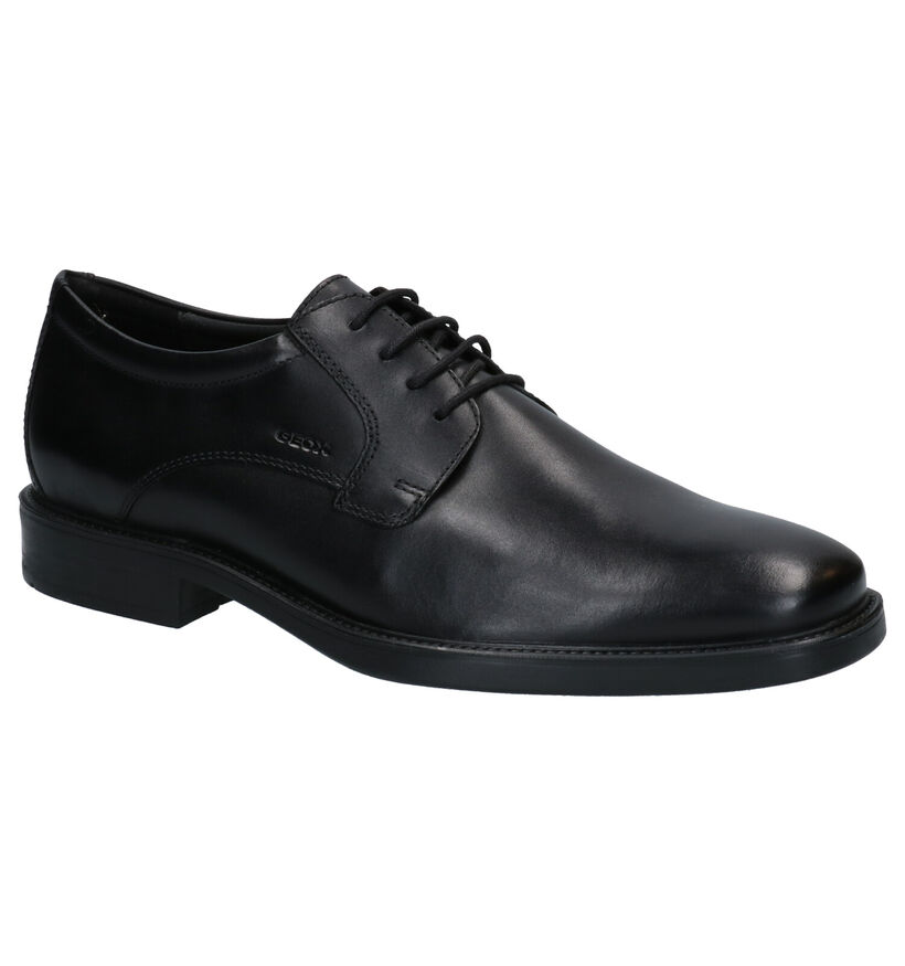 Geox Brandolf Chaussures habillées en Noir en cuir (266686)