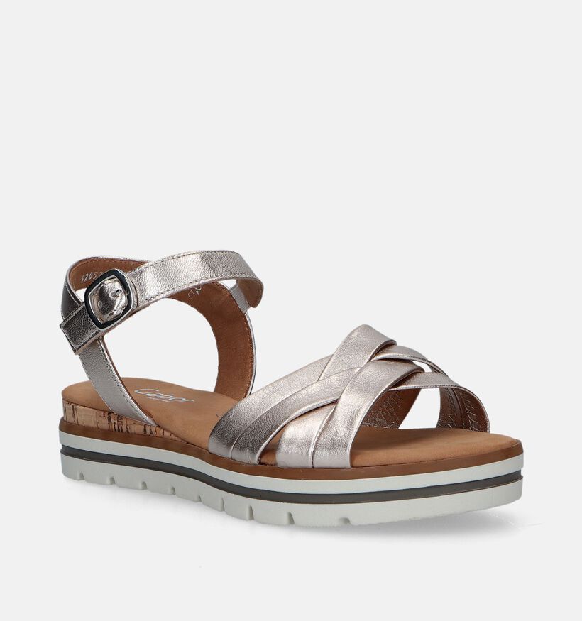 Gabor Comfort Gouden Sandalen Met Sleehak voor dames (339348)