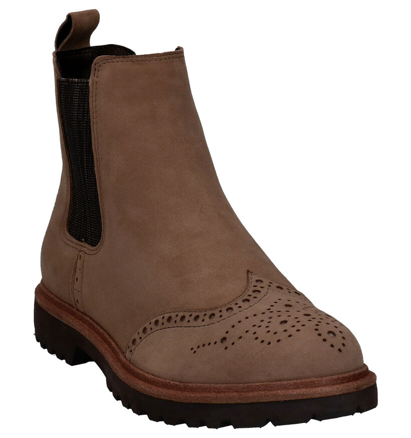 Tamaris TOUCH it Bottines Chelsea en Taupe en nubuck (280702)