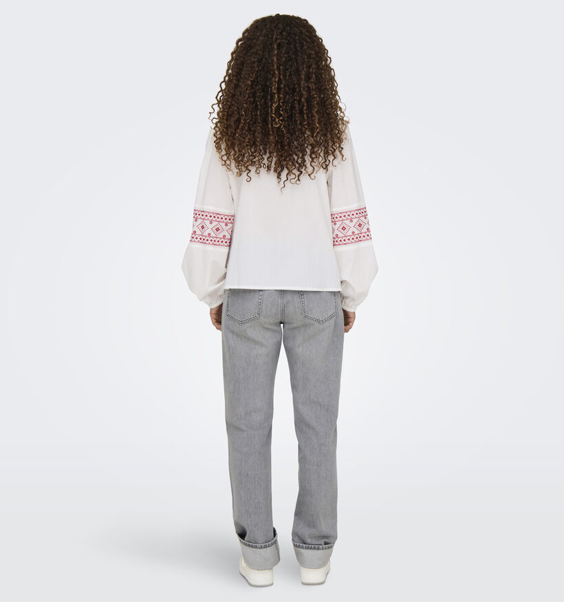 JDY Lulu Witte Blouse voor dames (353270)