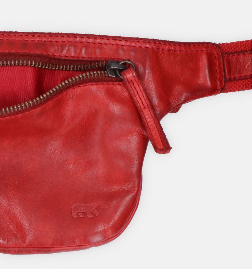 Bear Design Sac banane en Rouge pour femmes (342795)