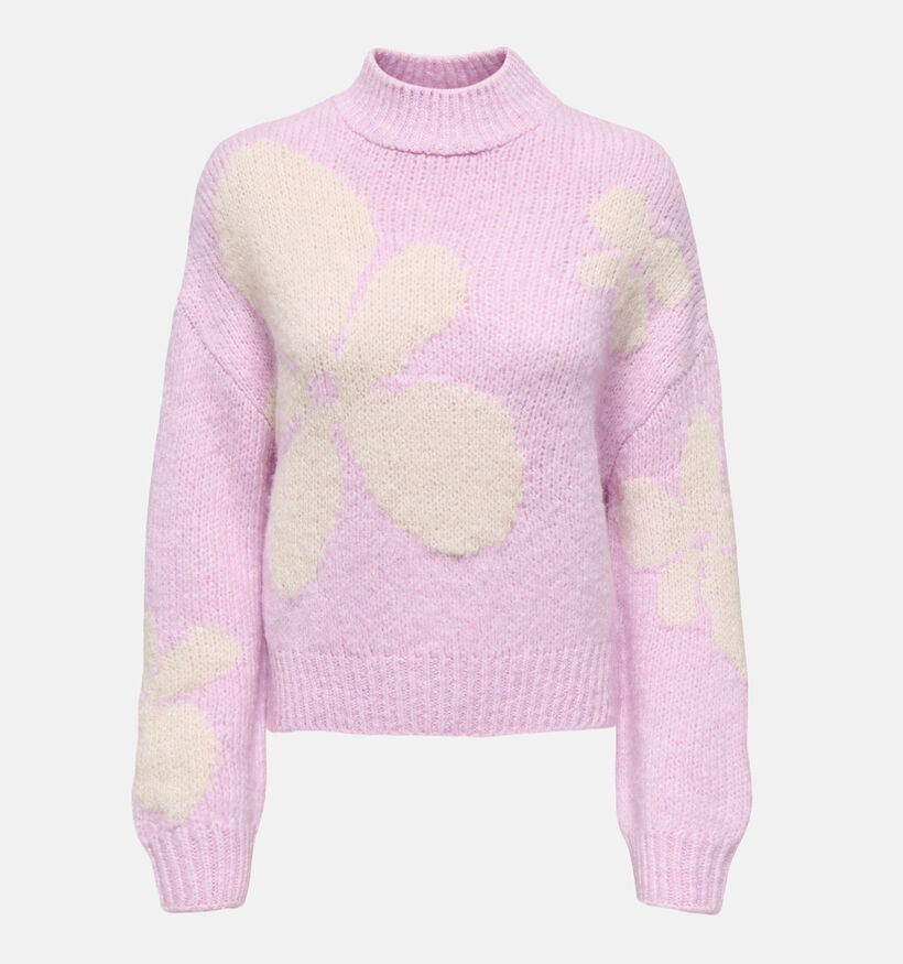 JDY Kilian Flower Roze Trui voor dames (365965)