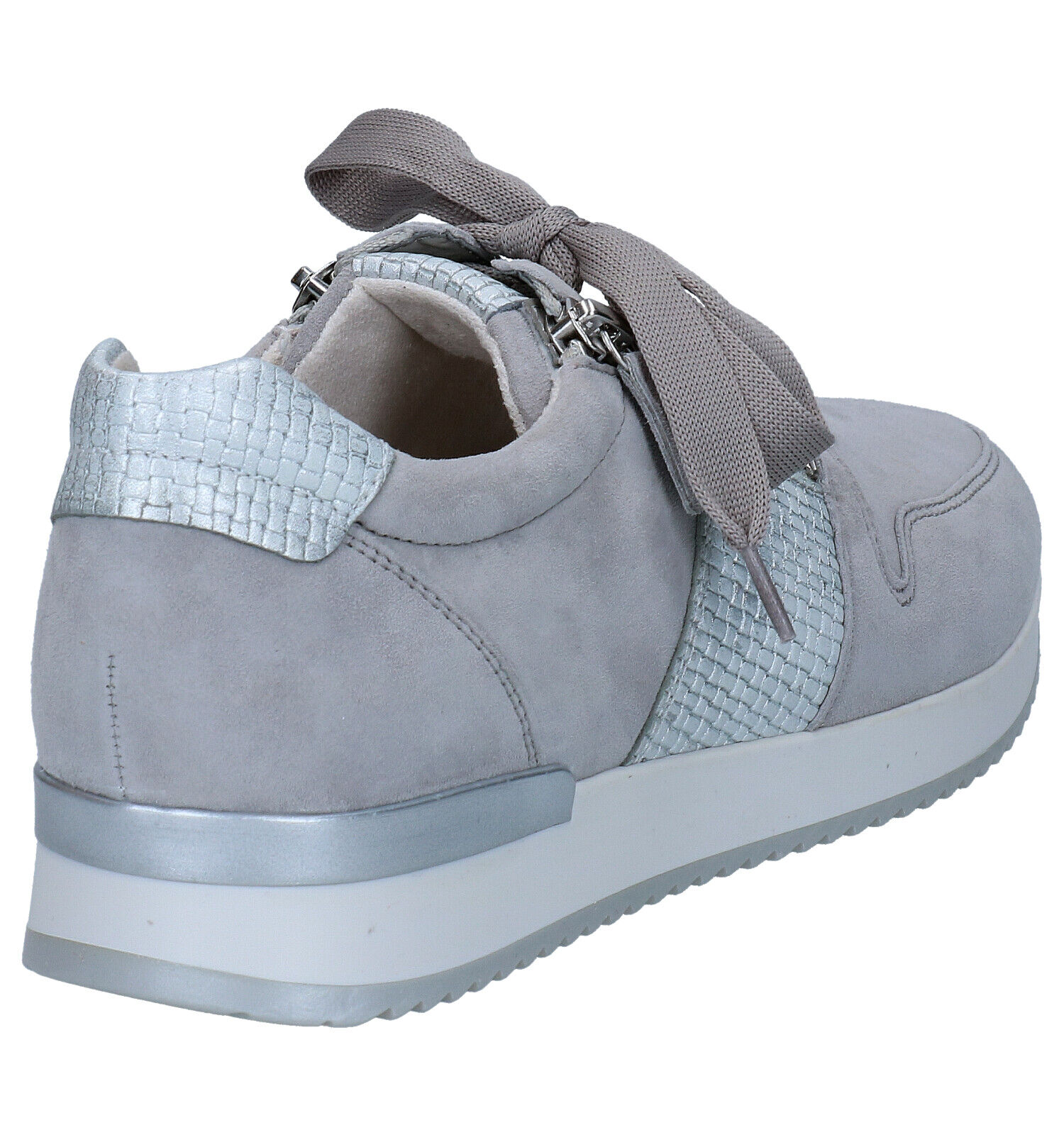 Gabor Best Fitting Grijze Veterschoenen Dames Lage schoenen Sneakers Online op TORFS.BE