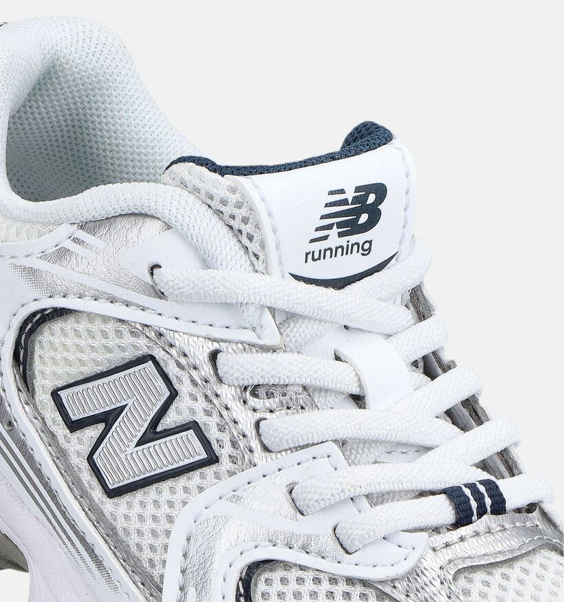 New Balance 530 Witte/Zilveren Sneakers voor meisjes (390099) - geschikt voor steunzolen