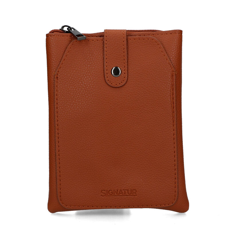 Signatur Roze Crossbody Telefoontasje in kunstleer (325878)